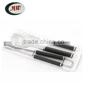 3 Pcs Stainless Steel Barbecue Set,shovel,fork,clamp thumbnail-1