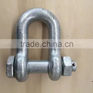 Round Pin Bow Shackle Lifting Shackle Rigging Hardware thumbnail-2