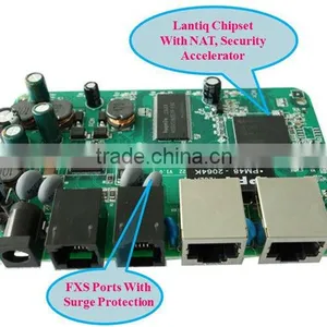2FXS+1WAN+1LAN VoIP Analog Telephone Adapter thumbnail-2