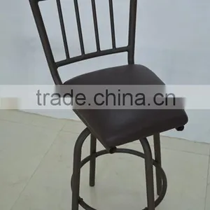 Wholesale Iron Steel Banquet Chair Furniture Famous Design Indoor Wrought Iron Chairs for Sale thumbnail-6