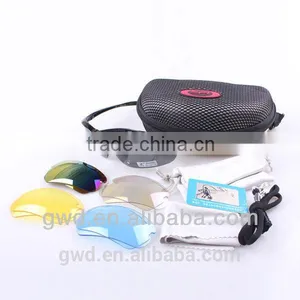 2016 Promotion Fashion Cycling Glasses With Interchange Lens thumbnail-1