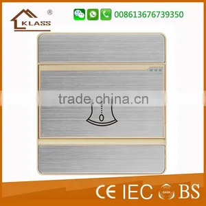 Brushed Stainless Steel Electric Door Bell Switch Home GOLDEN With CE Certificate thumbnail-1