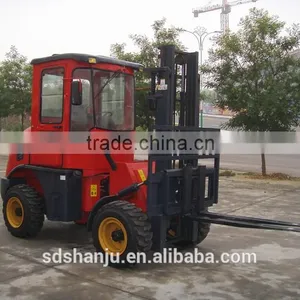 3 Ton Rough Terrain Forklift 4x4 Truck Supplier List With CE thumbnail-2