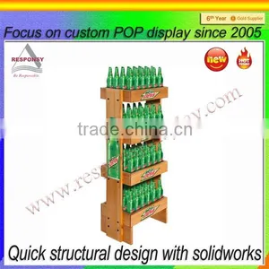 ODM & OEM Food Accessory Products Wood Display Shelves for Supermarket Promotion thumbnail-6