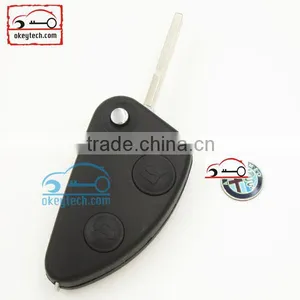 Free Shipping Car Flip Key Shell for Alfa Romeo 2 Button Alfa Key for Alfa Romeo Key thumbnail-1