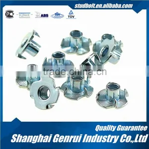 M6 Steel Cold Forged 4 Prongs Tee / T Furniture Locking Nuts thumbnail-3