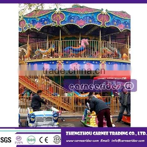 Grand Amusement Park Merry go Round, Kids Merry go Round for Sale, Kids Mini Merry go Round Carousel for Sale thumbnail-1