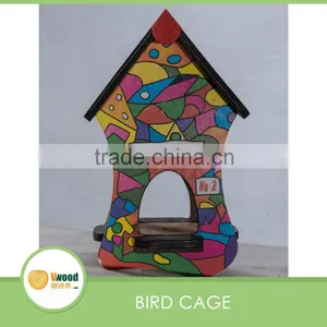 Colorful Wooden Bird Feeder thumbnail-1