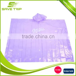 2016 Raincoat Wholesale Fashionable Waterproof Children Poncho With Hood thumbnail-4