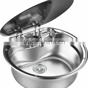 RV Stainless Steel One Burner Gas Stove With Kitchen Sink GR-600 thumbnail-5
