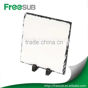 Sublimation Printed Rock Slate L20*H20*W0.9CM Blank Square Sublimation Rock Photo Frame thumbnail-1