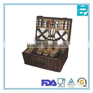 Nature Handmade Family Picnic Basket Without Handle thumbnail-1