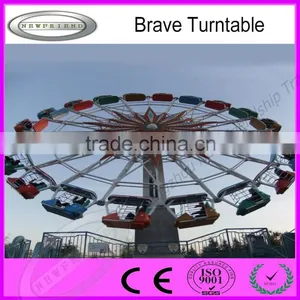 Factory Product Thrill Amusement Park Freak Out Rides Brave Turntable for Sale With High Quality thumbnail-3