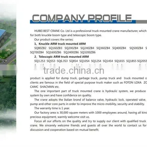 14ton Hoisting Crane With Grab, Model No.:SQ14S4, Hydraulic Telescopic Boom Crane on Truck or Boat thumbnail-6
