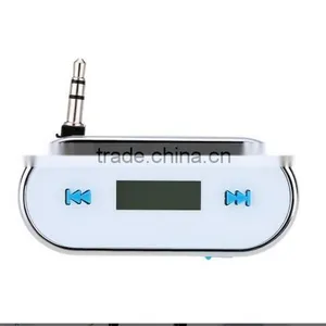 FM Transmitter Radio Adapter Handsfree for Car LCD 3.5mm Audio Jack thumbnail-1