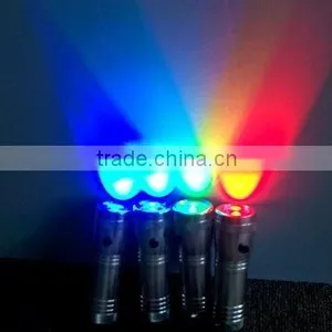 Multi Color AAA 3W RGB Color Changing 10 Color Led Bright Light Torch thumbnail-5