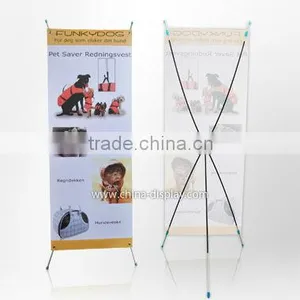 Aluminum Lightweight X Banner Stand With Carrying Bag thumbnail-1