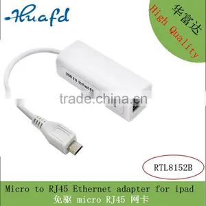 Wholesale Micro Usb Lan to Ethernet Adapter Driver for Tablet Made in China thumbnail-2