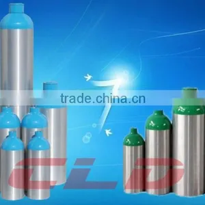 High Pressure Aluminum Alloy Oxygengas Cylinder Air Cylinder thumbnail-2
