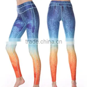 Custom Sublimation Printed Yoga Leggings Wholesale thumbnail-4