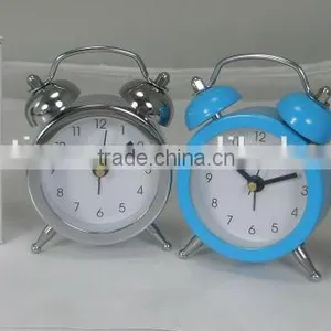 2014 New Design Cute Twin Bell Table Clock With Home Decoration thumbnail-1