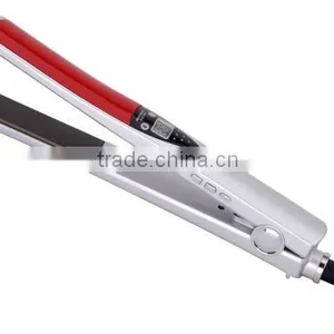 Ceramic MCH Heating Professional Hair Straightener Titanium LED Temp Display thumbnail-4