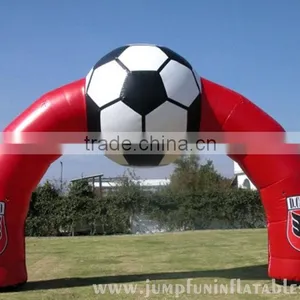 Football Shape Inflatable Arch Customize for START Inflatable Line Children Race thumbnail-1