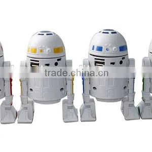 New Robot Mini Wireless Usb Flash Drive 2016 Bluetooth Speaker thumbnail-3