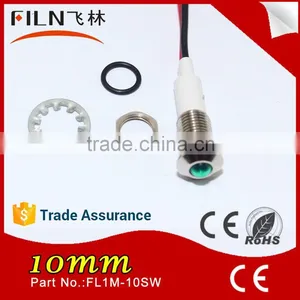 IP67 Stainless Steel LED Arc Indicator 10MM Lamp Motorcycle Led Strobe Light thumbnail-2