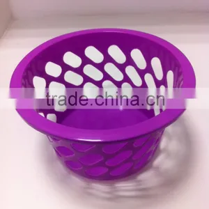 MINI PLASTIC ROUND LAUNDRY BASKETS,SMALL SIZE PLASTIC LAUNDRY BASKET,ONE DOLLAR BASKETS thumbnail-4