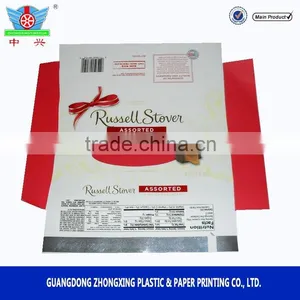 Modern Twist Plastic Lamination Wrapper Aluminum Foil Roll Film For Candy Chocolate thumbnail-2