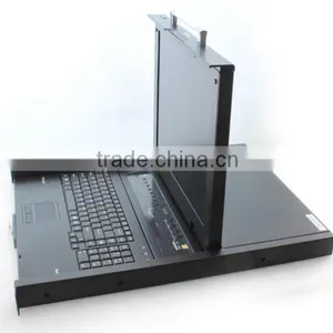 4 Ports Rackmount LCD Drawer KVM thumbnail-1