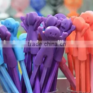 2016 Fancy Plastic Chopsticks For Kids Training Chopsticks-assorted Colors thumbnail-2