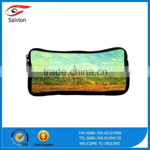 Waterproof Light Neoprene Zipper Custom Pencil Bag thumbnail-5