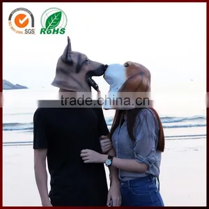 2016 Hot Selling Cheap Diy White Party Wolf Dog Head Mask thumbnail-6