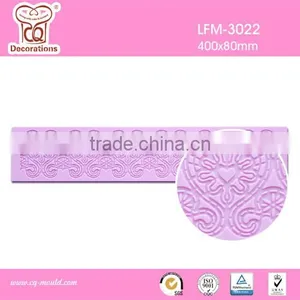 LFM-3022 Eco-friendly Silicone Lace Molds Mats Fondant Mold thumbnail-1