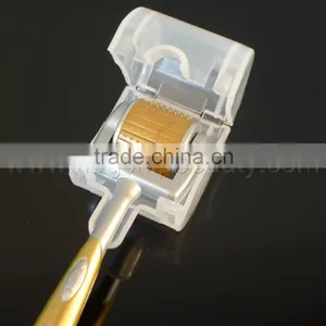 Microneedling Dermaroller 2016 Flagship ! ZGTS Golden Titanium Microneedle Derma Roller Quality Micro Needles Derma Rolling System Derma Roller Microneedle Face Roller System thumbnail-6