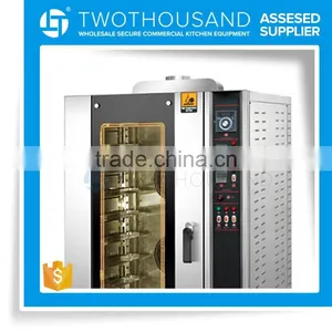 10 Trays All Stainless Steel Competitive Price of Gas Rotating Convection Cake Oven 220V thumbnail-2