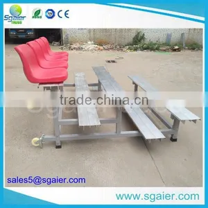Sgaier Protable Aluminum Bleachers for Stadium ,metal Bleacher Seating thumbnail-1