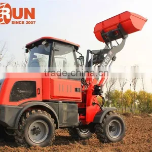Everun Brand New 1.0 Ton Small Snow Bucket Wheel Loader With Luxury Cabin/ Quick Hitch thumbnail-4