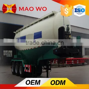 3 Axle 50Ton Cement Bulk Carrier , Dry Bulk Cemnet Tank Trailer thumbnail-6