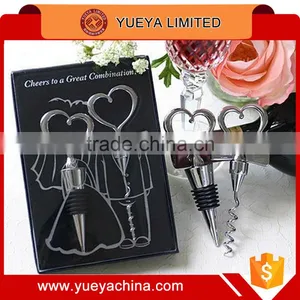 Creative Pluggers Bottle Opener 2 in 1 Bridal Couple Opener With Black Gift Box 2pcs Set thumbnail-1