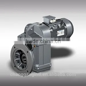 F Series Solid Shaft Helical Gear Reducer Parallel Shaft Transmission Box thumbnail-2