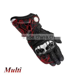 Leather Gloves for Motorcycle Racing Biker Cycling thumbnail-3