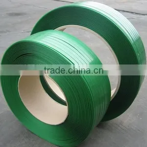 Green Color 16mm PET Packing Belt for Carton Strapping thumbnail-3