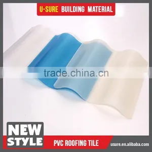 Fine Corrosion Resistance UPVC Translucent Roof Tile thumbnail-1