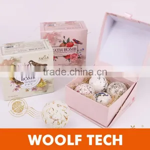 100% Handmade Luxury Moisturizing Fizzy Bath Bomb With Dried Petals thumbnail-2
