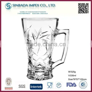 SGS Level KTZB41B, New Design Wholesale Small Glass Coffee Mug With Lid thumbnail-1