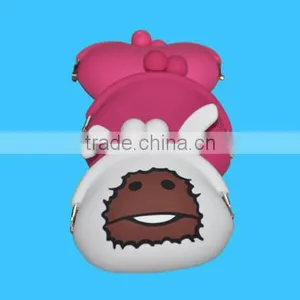 Colorful Food Grade Bulk Wholesale Custom Silicone Key Pouch thumbnail-3