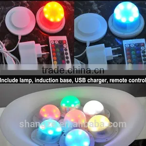 Battery Powered Rechargeable Remote Control Light Fixture for Led Furniture thumbnail-1